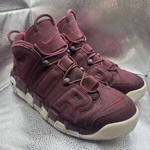 RARE 🚀 Size 13 - Nike Air More Uptempo Bordeaux Night Maroon 921949-600‎